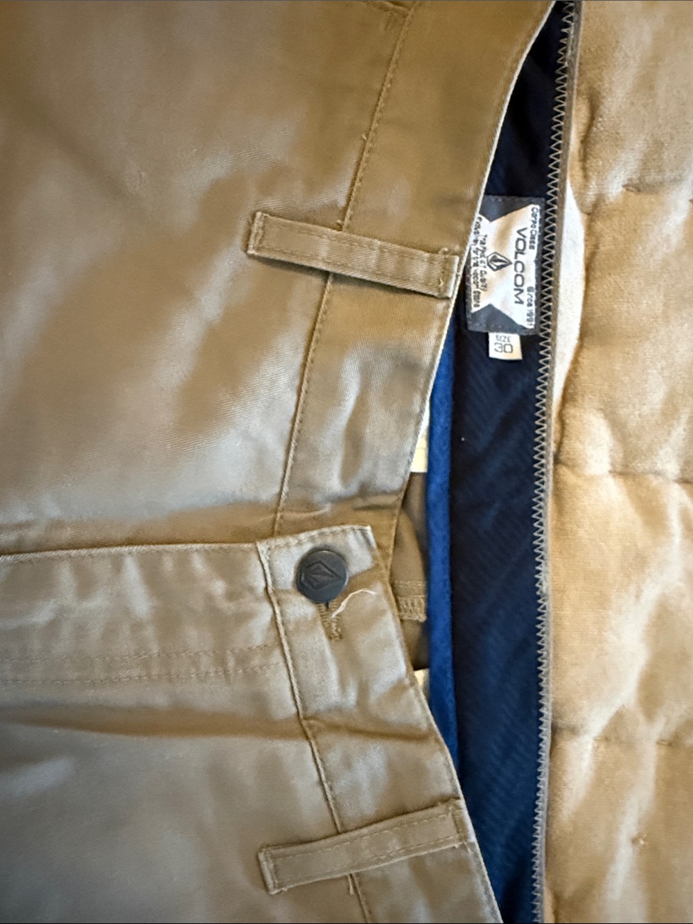 Volcom Men’s Khaki/Tan Chino Pants